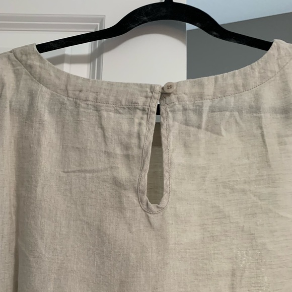 SYMPLI size L LINEN TOP - Picture 11 of 14